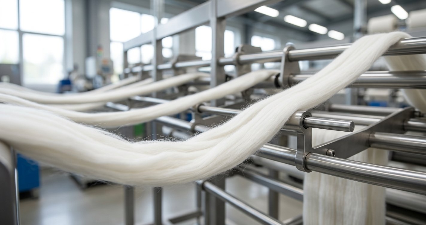 carbonised wool