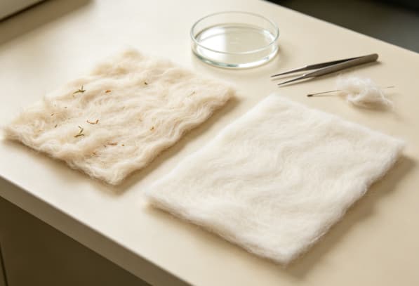 Carbonised Wool
